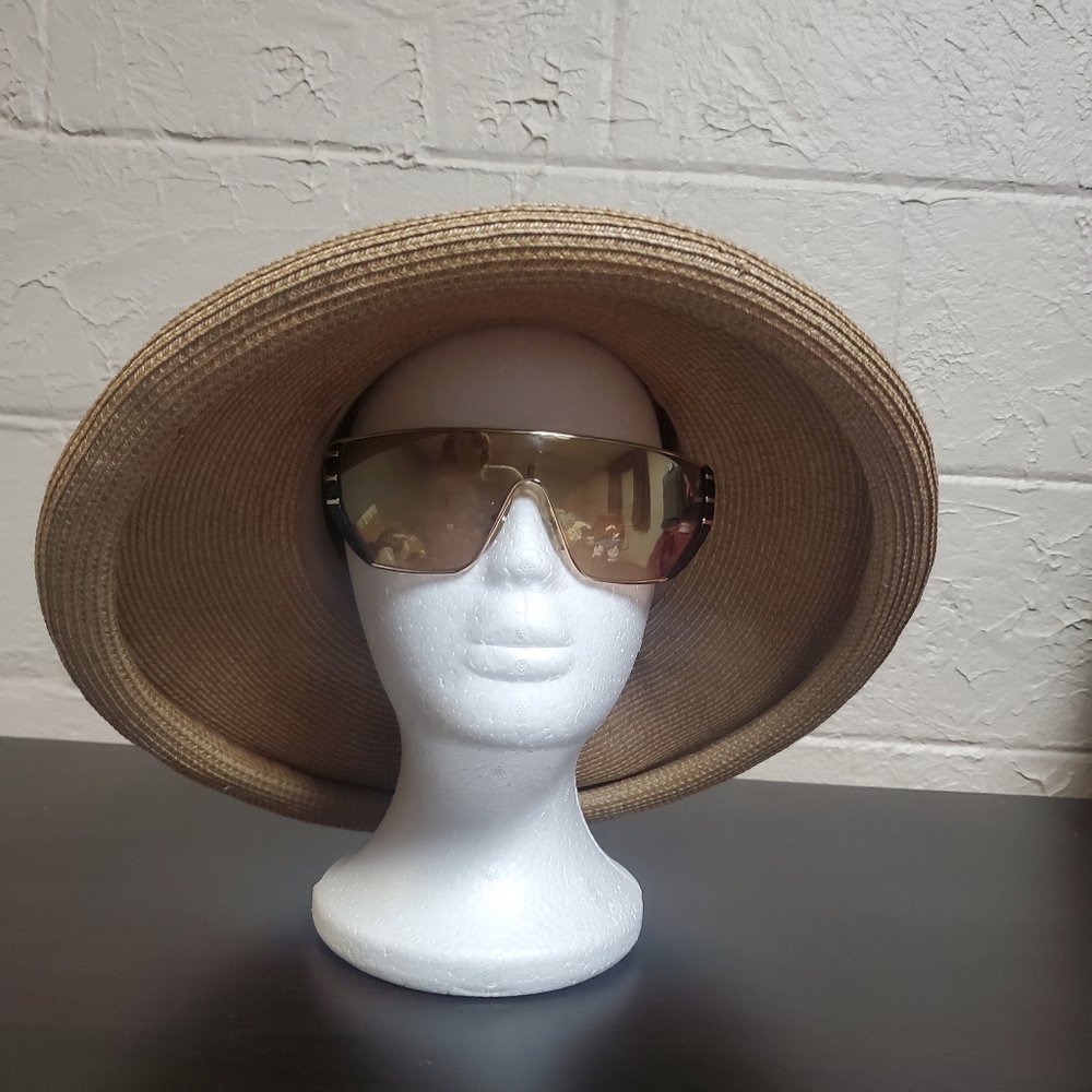 Vintage Helena Rubinstein Black & Gold Sunglasses